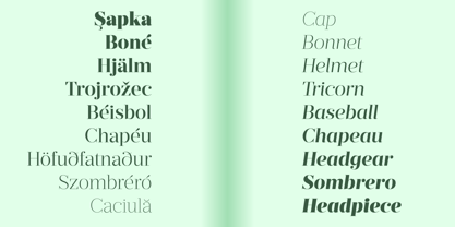 Prumo Display Font Poster 3